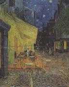 The Cafe Terrace on the Place du Forum,Arles,at Night (nn04) Vincent Van Gogh